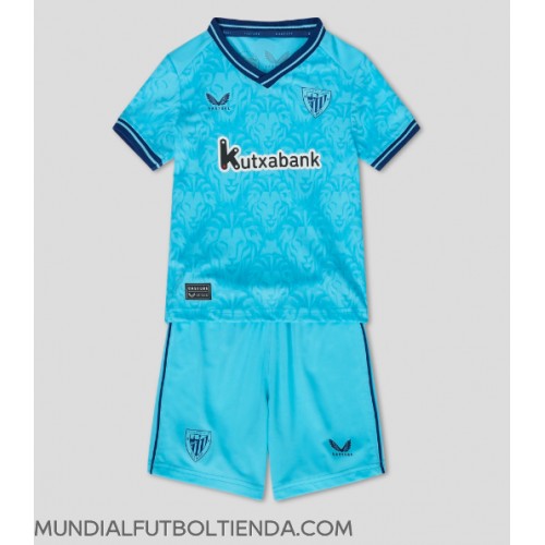 Camiseta Athletic Bilbao Segunda Equipación Replica 2023-24 para niños mangas cortas (+ Pantalones cortos)